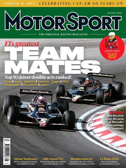 Cover image for Motor Sport Magazine